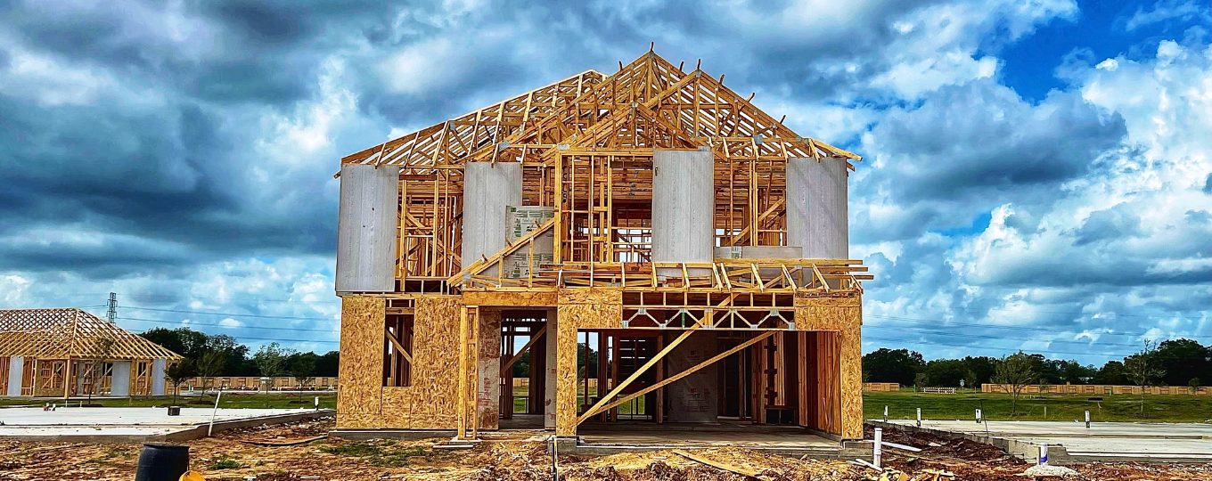 A photo of a building under construction